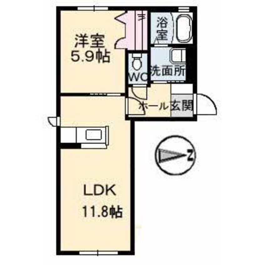 間取図 シャーメゾンアポロ