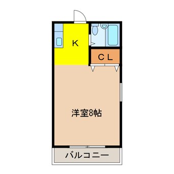 間取図 シグナルハイツ大原