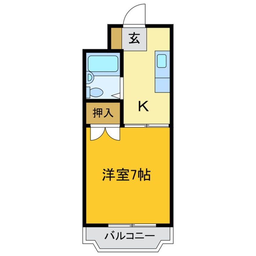 間取図 ピース・クラージュA