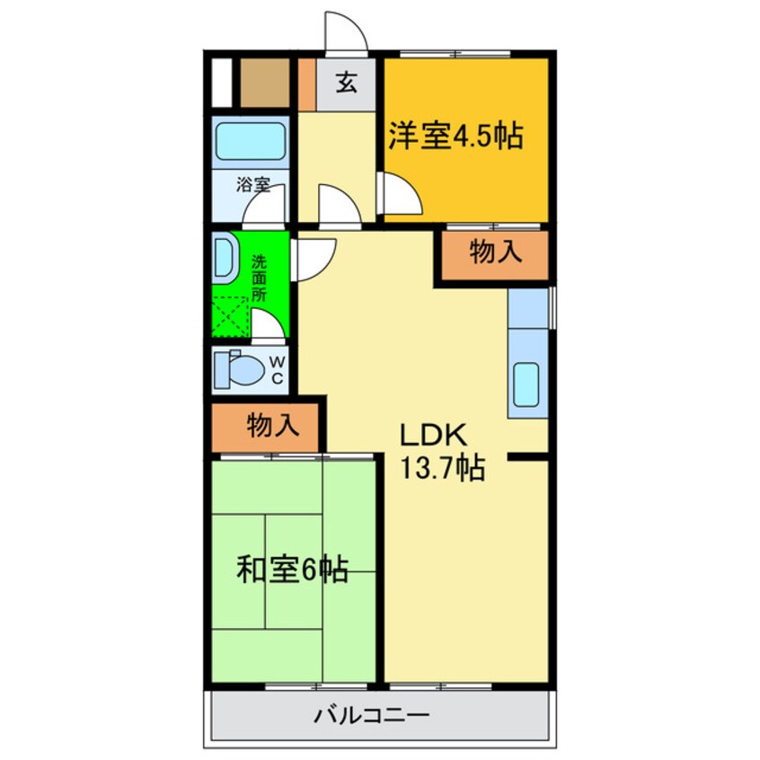 間取図 カーサオキノス