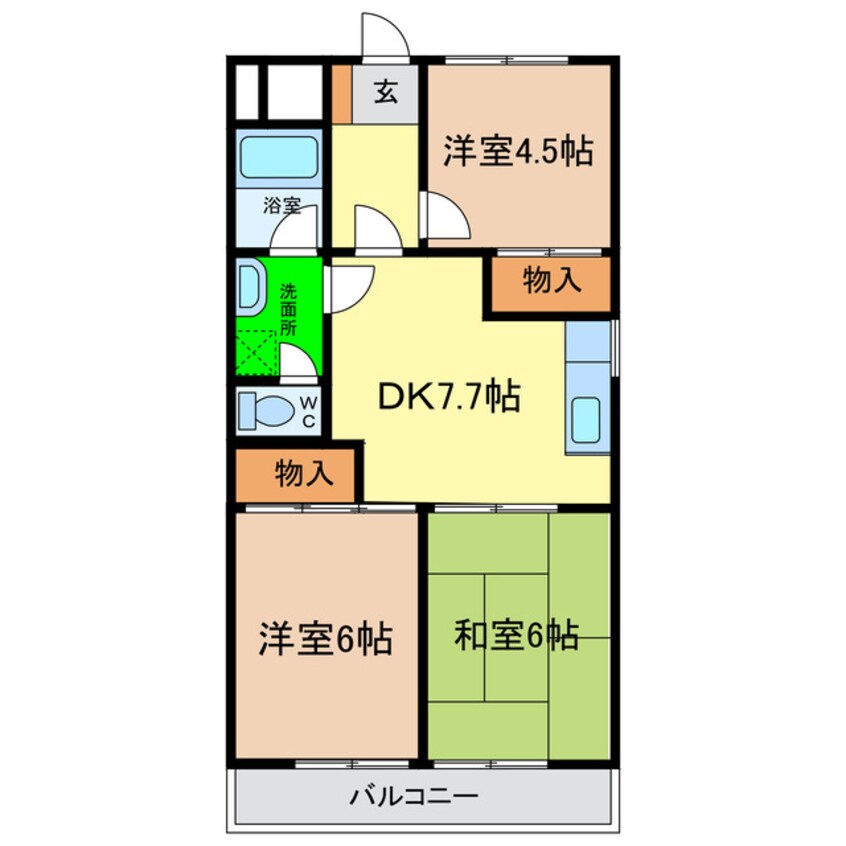 間取図 カーサオキノス