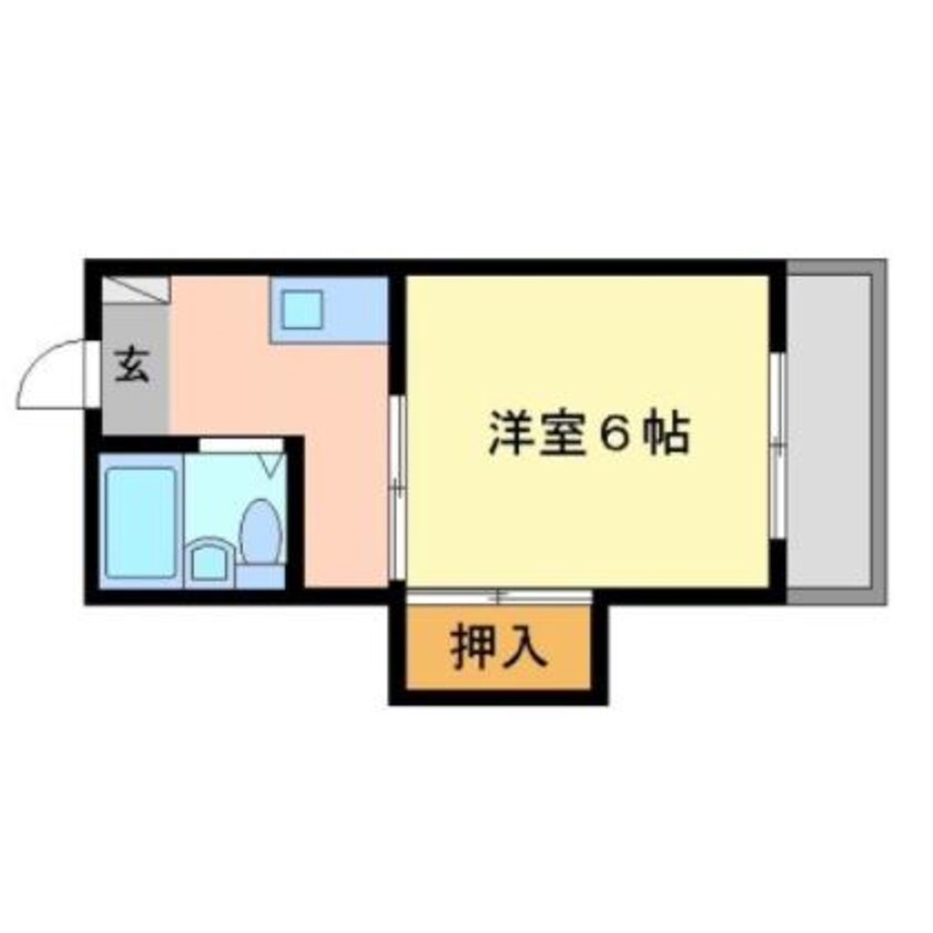 間取図 カメゾン南佐古