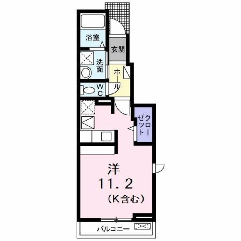 間取図 メゾンリヴィエールC