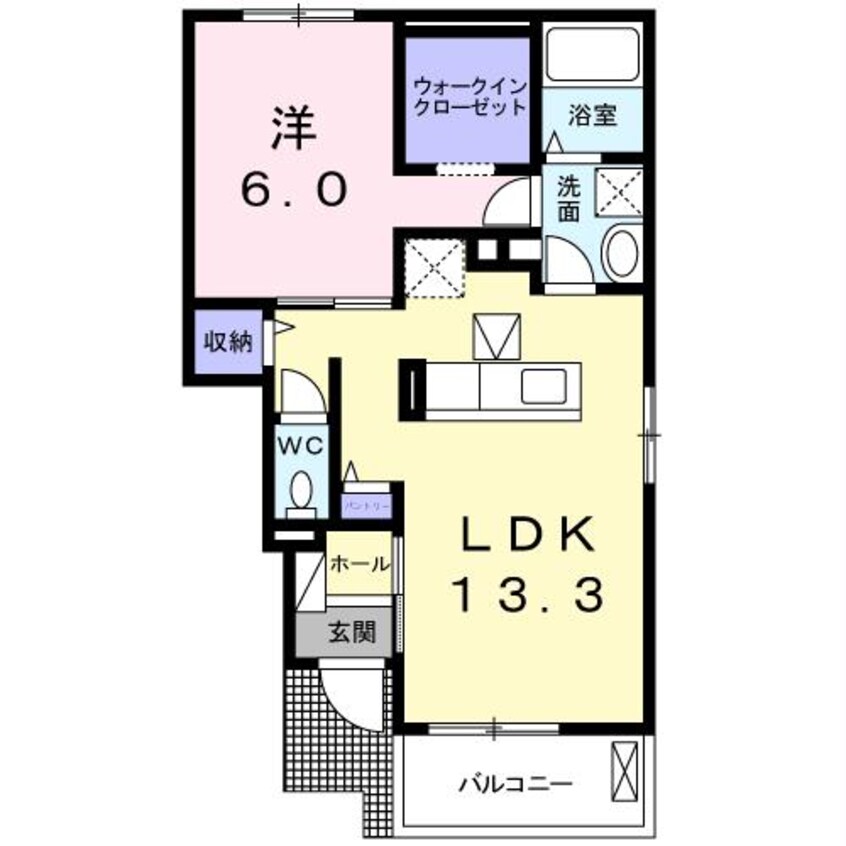 間取図 クラール南矢三