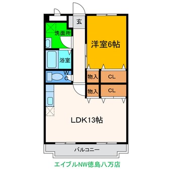 間取図 シェレーヌ