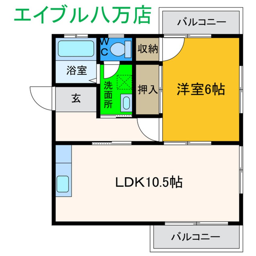 間取図 グレープハウス壱番館