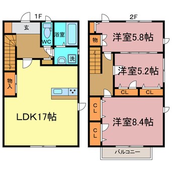 間取図 グレースコート佐古