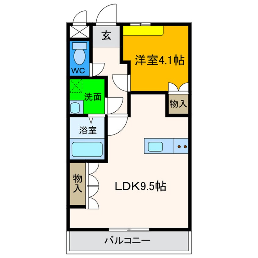 間取図 レジデンス城西Ⅰ