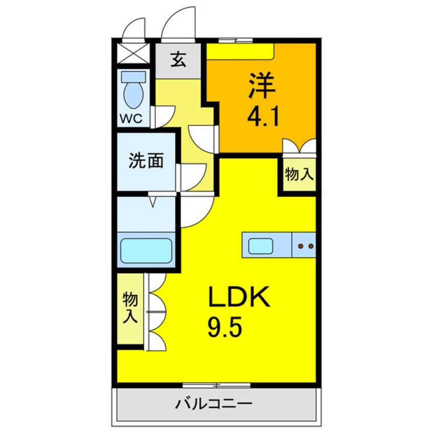 間取図 レジデンス城西Ⅰ