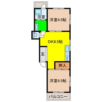 間取図 浜口マンション