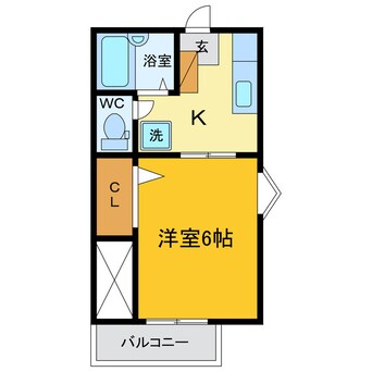 間取図 フレグランス千代