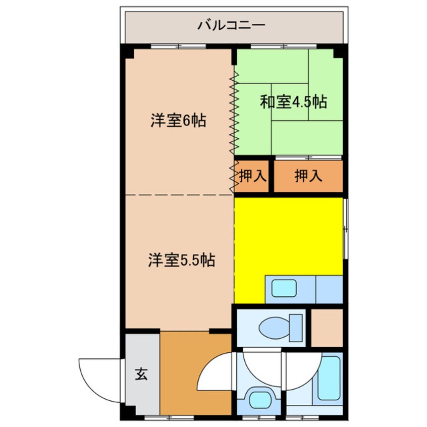 間取図 安永マンション