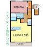 ハーツモーツアルツ 1LDKの間取り