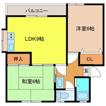 間取図 ニュー大原住宅