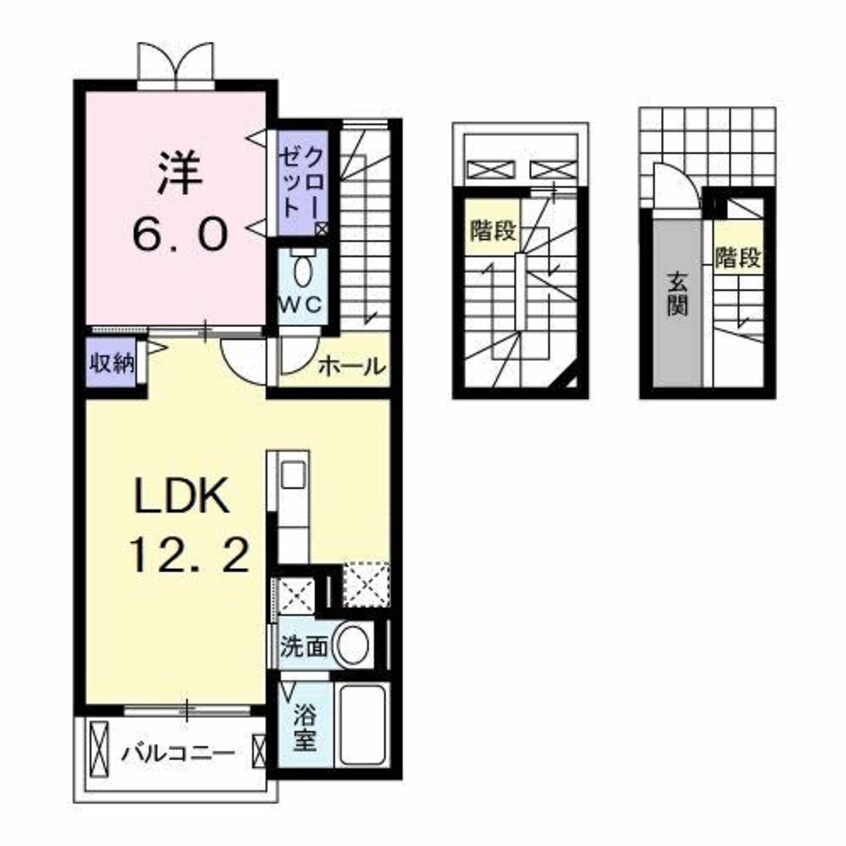 間取図 グラン・ソレイユ