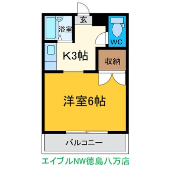 間取図 クレジュールビザン