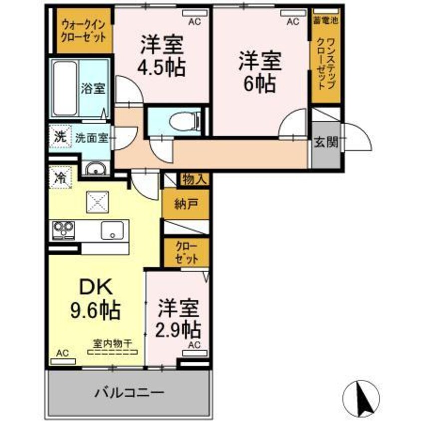 間取図 サンセール問屋町