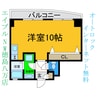 フローレンス21 1Rの間取り