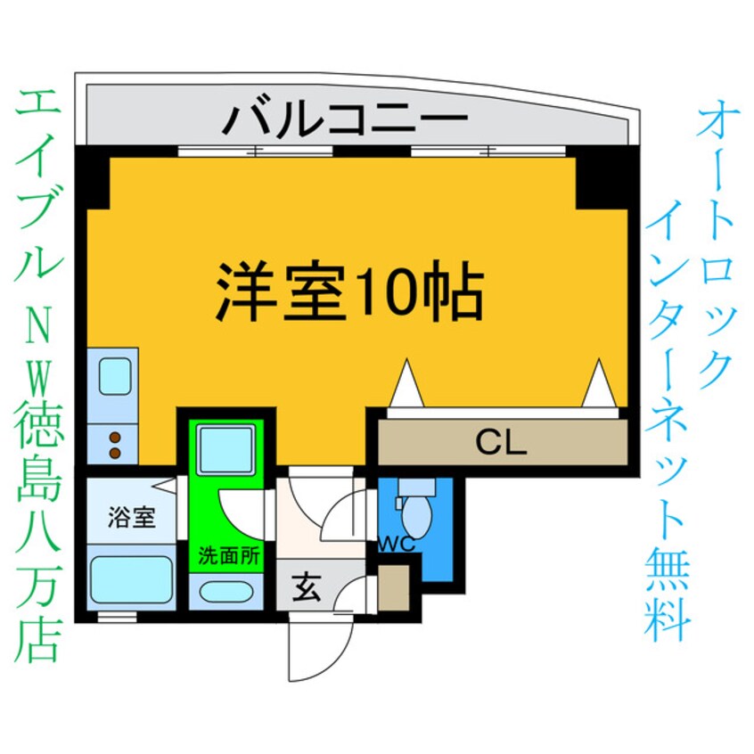 間取図 牟岐線/阿波富田駅 徒歩4分 5階 築32年