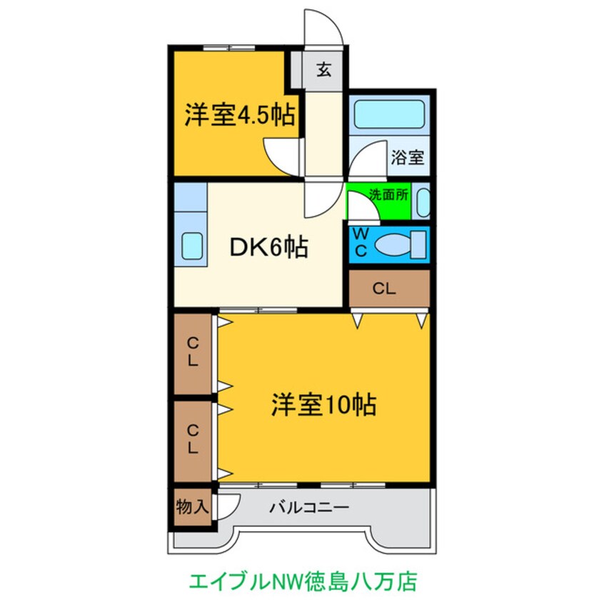 間取図 第4三宅ビル