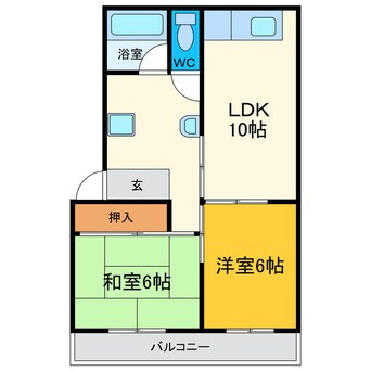 間取図 由希マンション