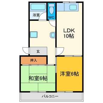 間取図 由希マンション