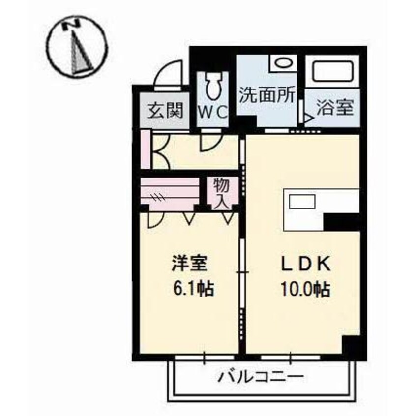 間取図 ベレオ南島田