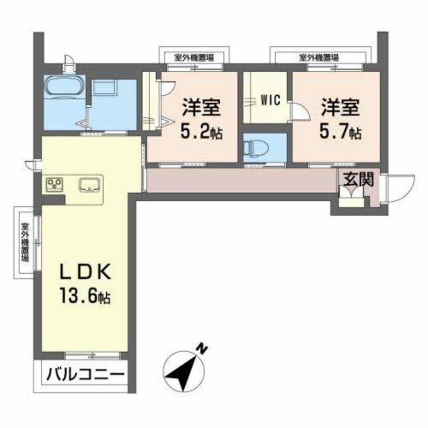 間取図 ベレオ万代