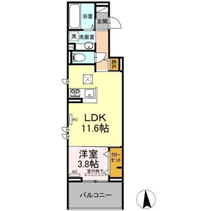 間取図 エグレットテラス