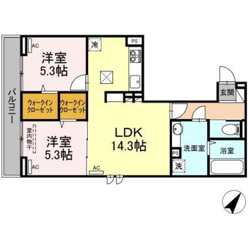 間取図 ヒーローキングダム