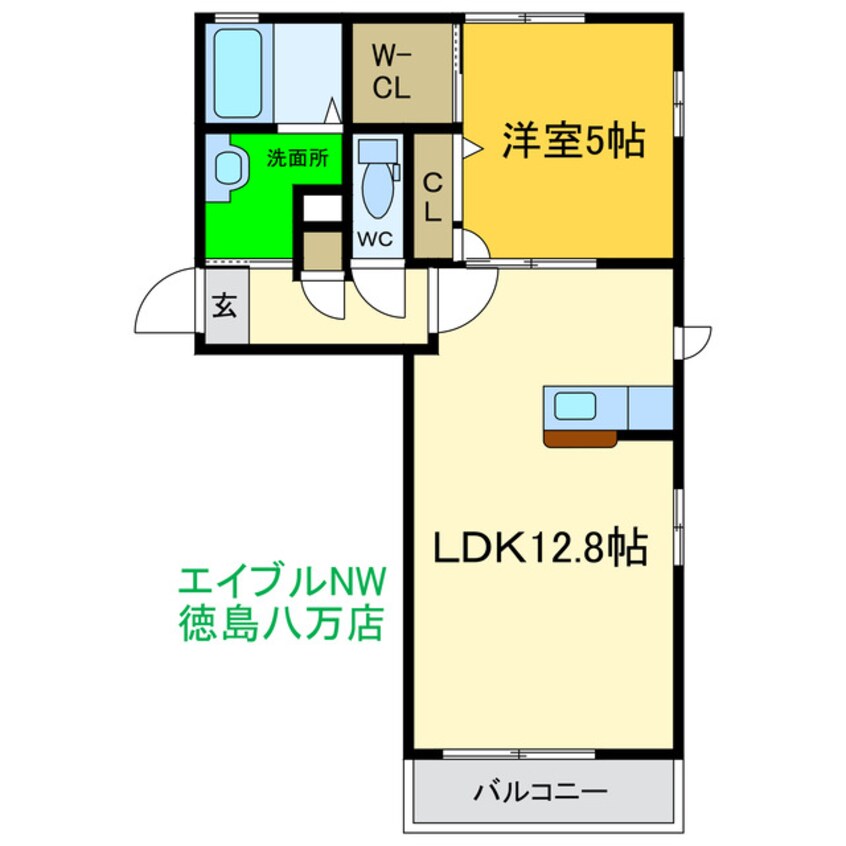 間取図 シャーメゾンエピナールⅡ番館