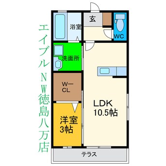 間取図 セグラ安宅