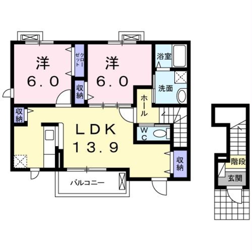 間取図 メゾン・ド・ティアラ