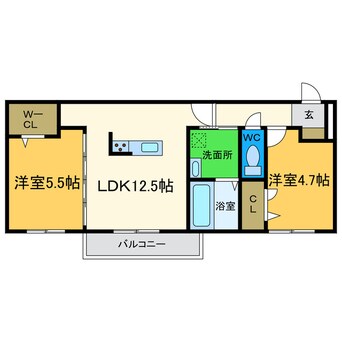 間取図 モンプリミエ　ルラシオンⅢ