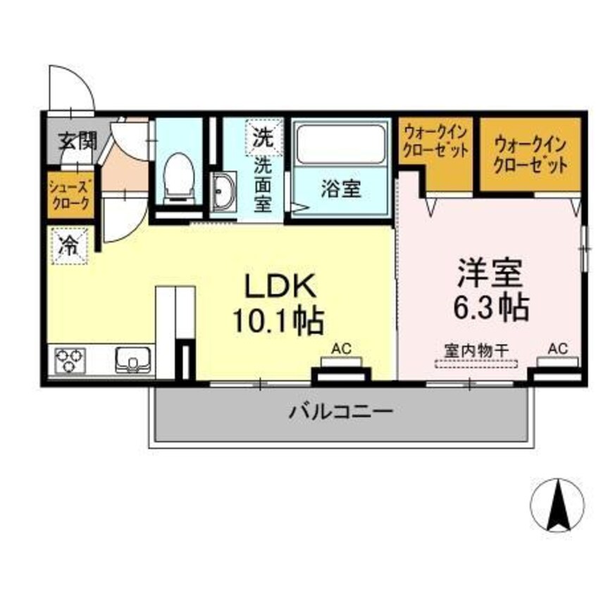 間取図 緑風