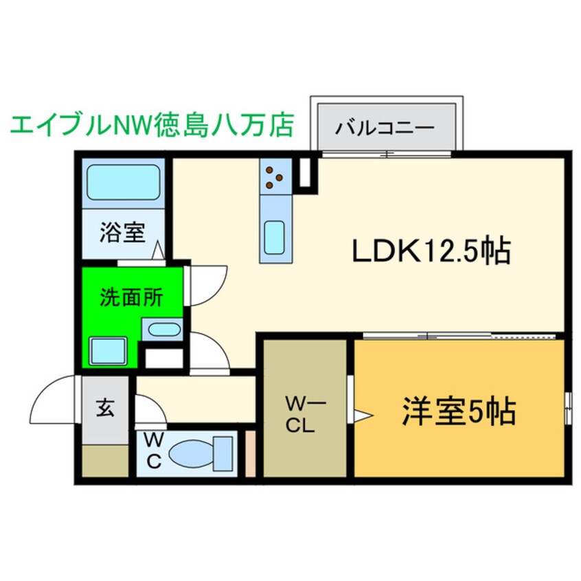 間取図 クリエ・ガーデン