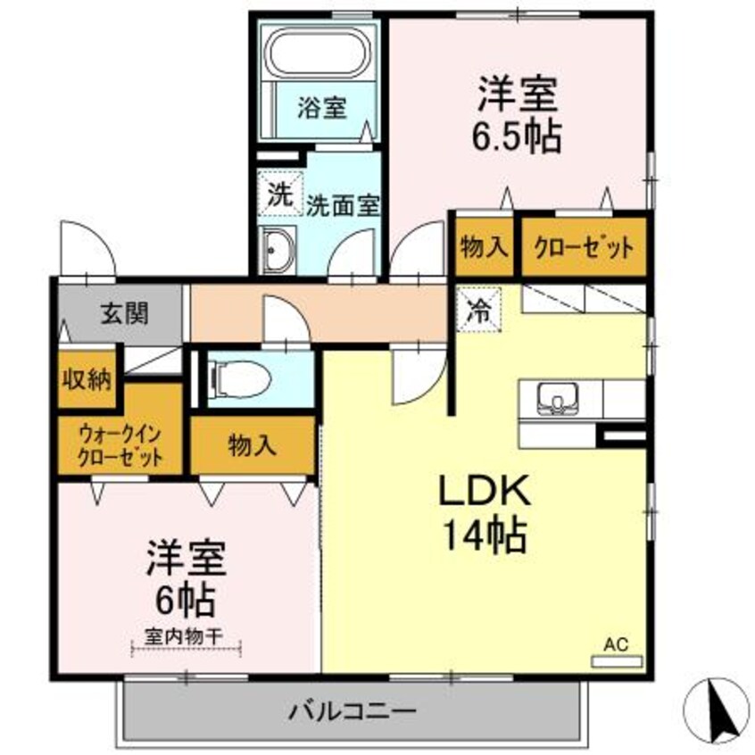 間取図 ヴァン・カルチェD