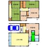 牟岐線/二軒屋駅 徒歩15分 1-2階 築61年 6LDKの間取り