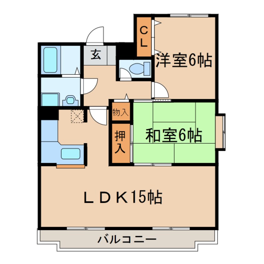 間取図 ハピネス八光