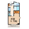 プリミエール八田 1Kの間取り