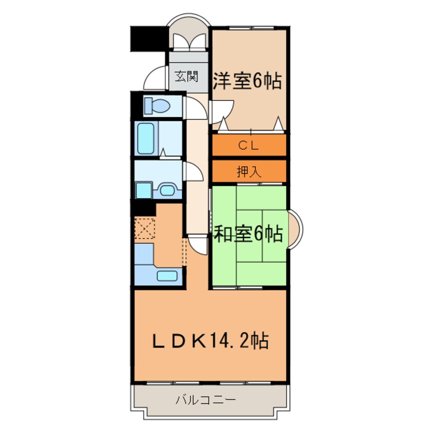 間取図 プラザＭＳ