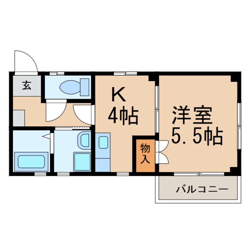 間取図 セゾン丸山