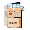 新豊土地ビル 1LDKの間取り