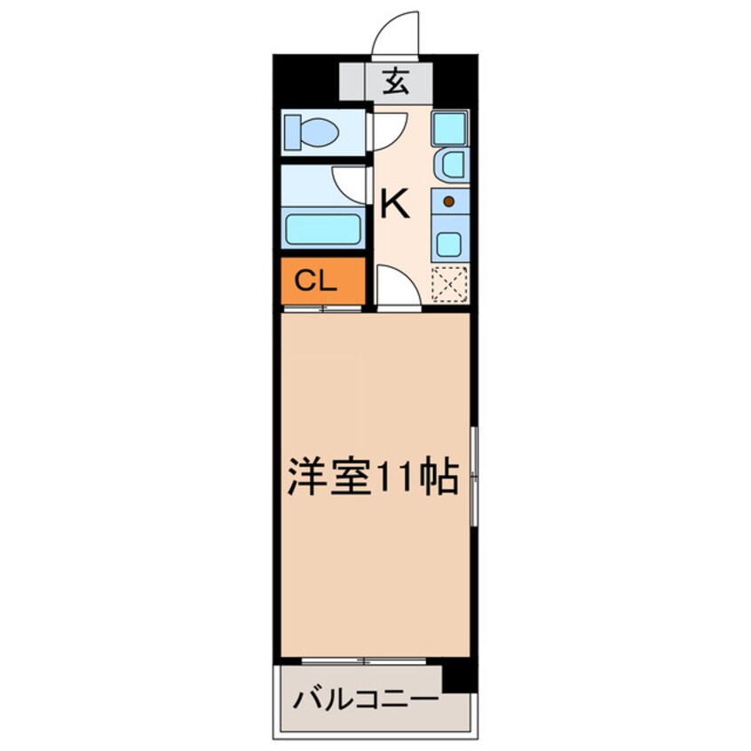 間取図 レージュAsano