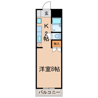 間取図 クリーン高蔵寺