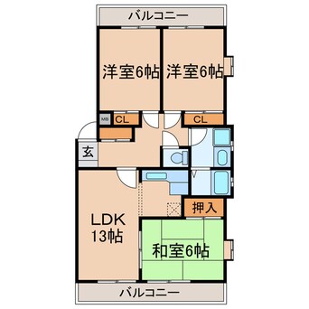 間取図 荒子ビル