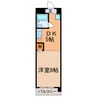 ＭＳビル 1DKの間取り