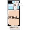 アップルコート春日井 1Kの間取り