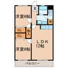 ヴィラロイヤル 2LDKの間取り