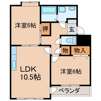 間取図 プリミエール勝川